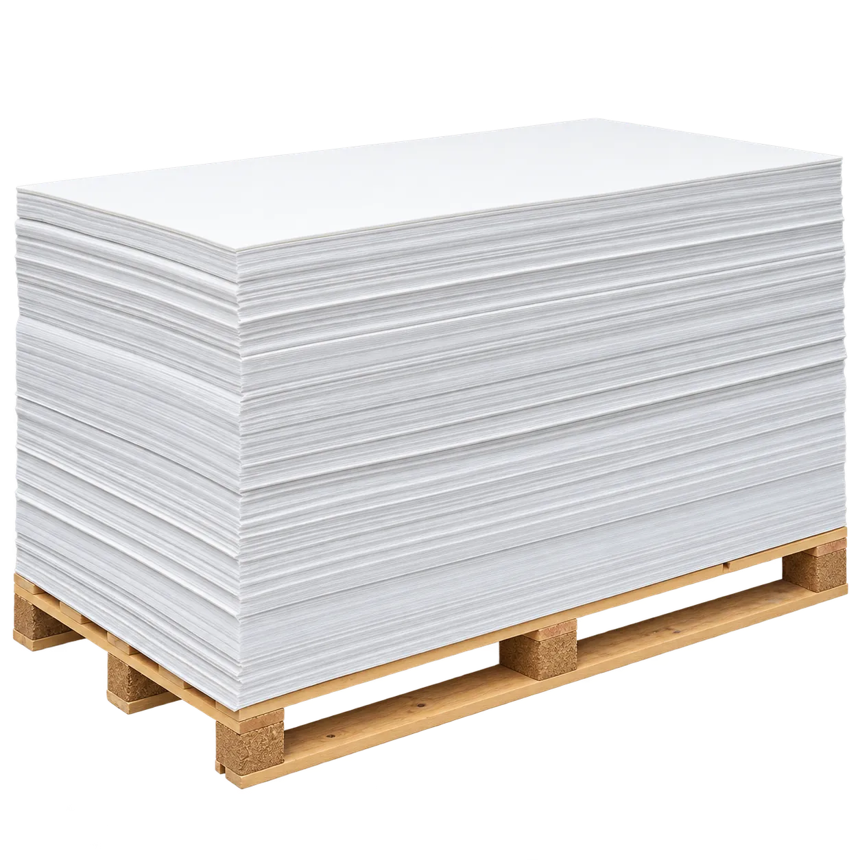 Palette mit T-BOARD-Schutzplatten
